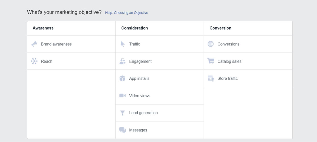 Facebook Objectives