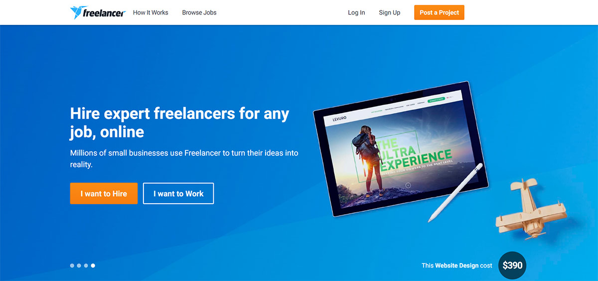 Freelancer website