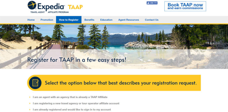 expedia travel agent affiliate program